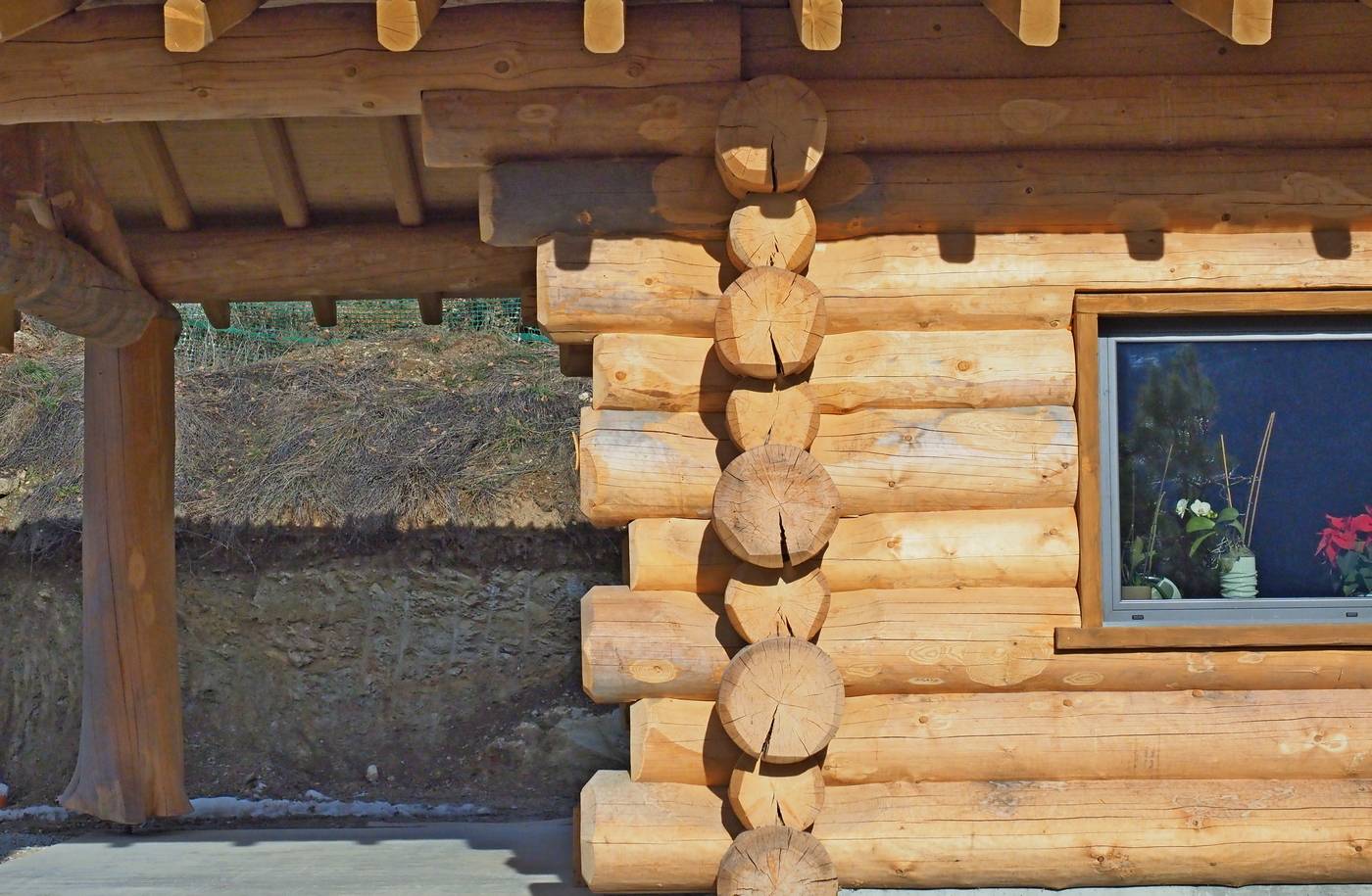 COME COSTRUIRE UNA CASA CON TRONCHI DI LEGNO
